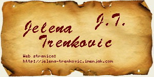 Jelena Trenković vizit kartica